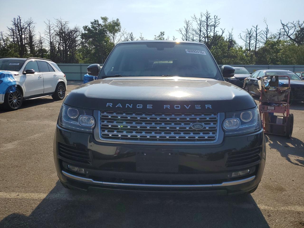 2014 Land Rover Range Rover Hse Black vin: SALGS2WF1EA189803
