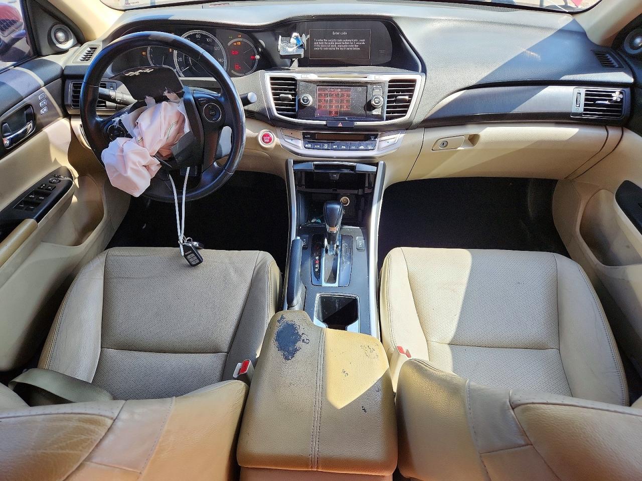 2014 Honda Accord Exl Maroon vin: 1HGCR3F87EA033226