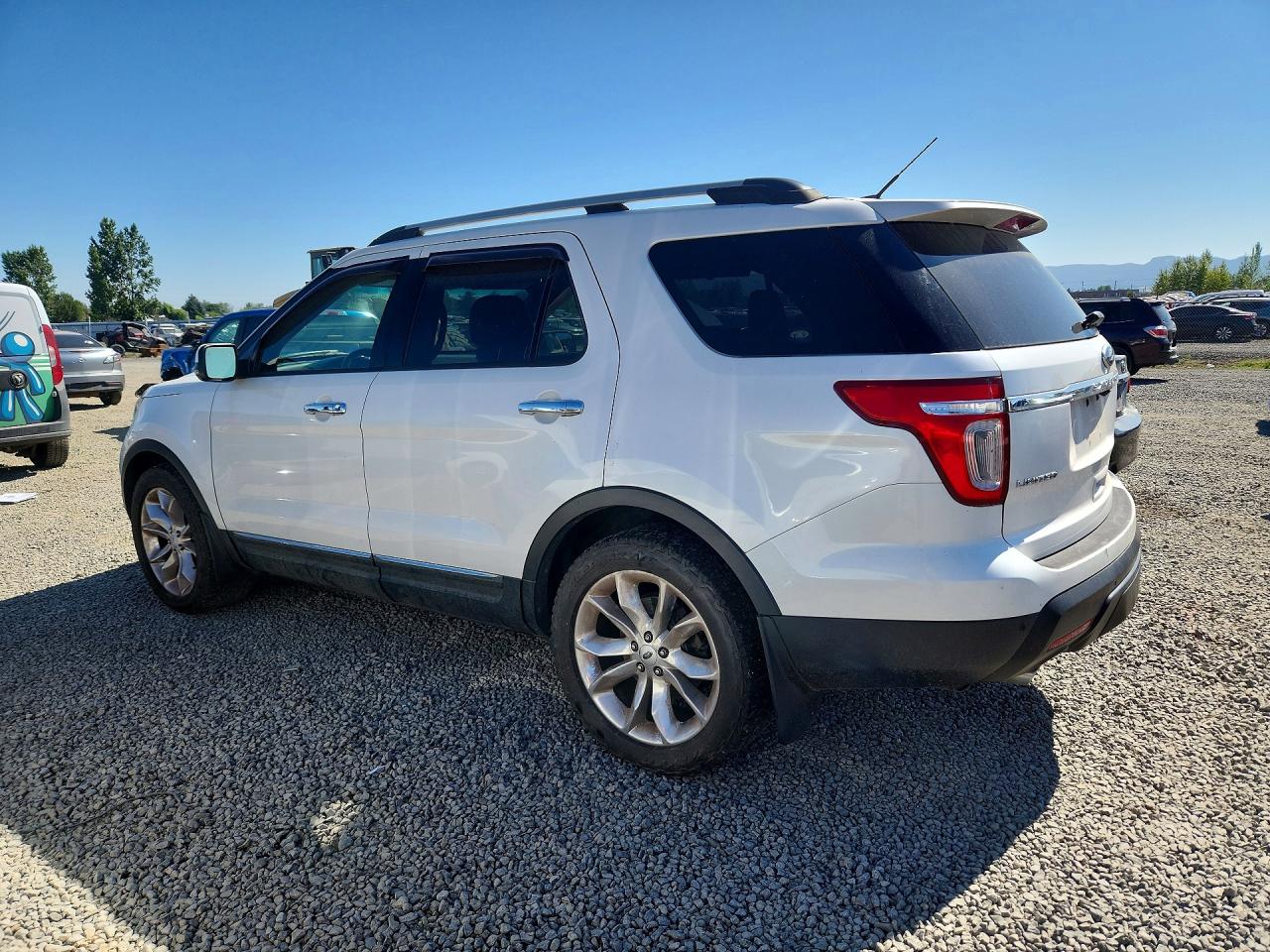 2012 Ford Explorer Limited White vin: 1FMHK8F88CGA02711