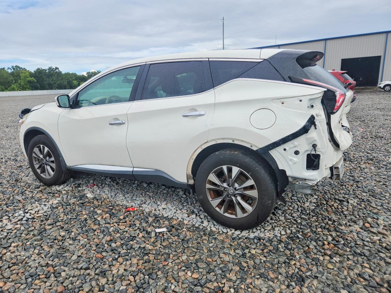 2015 Nissan Murano S White vin: 5N1AZ2MG4FN276153