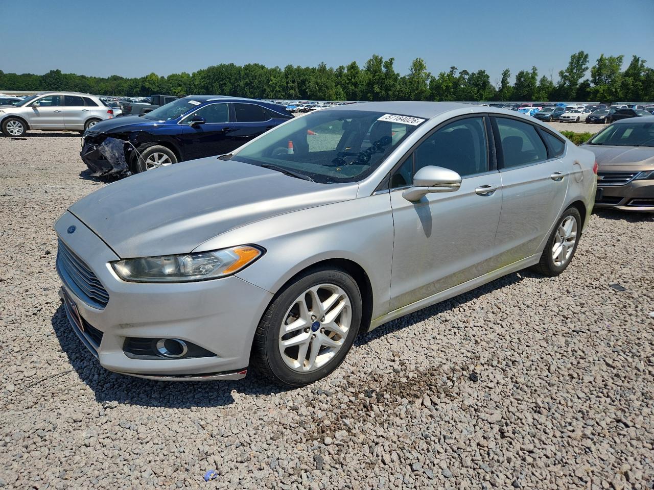 2015 Ford Fusion Se Silver vin: 1FA6P0H71F5102674
