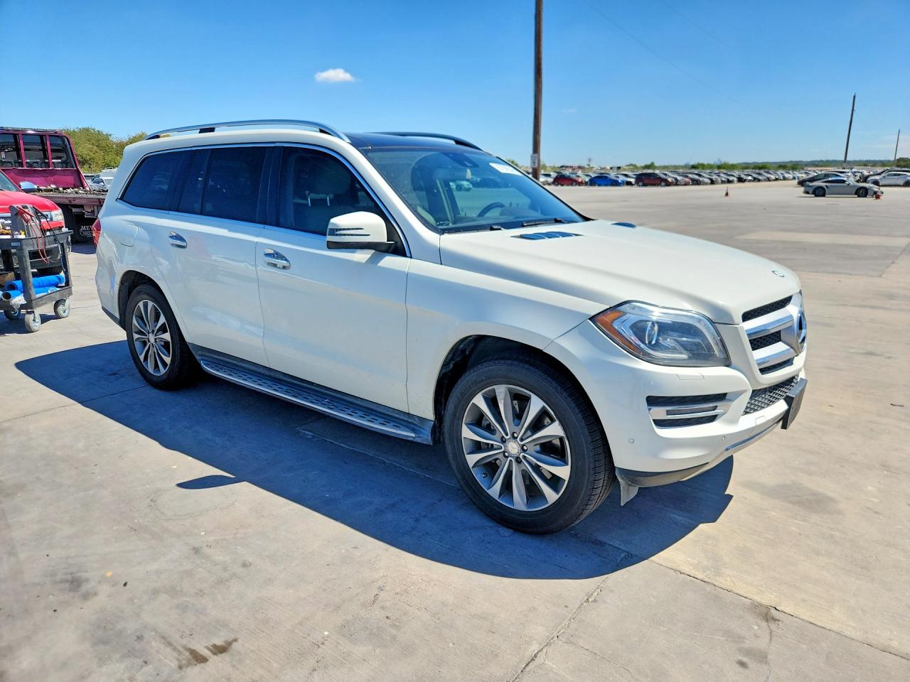 2013 Mercedes-benz Gl 450 4matic White vin: 4JGDF7CE7DA242571