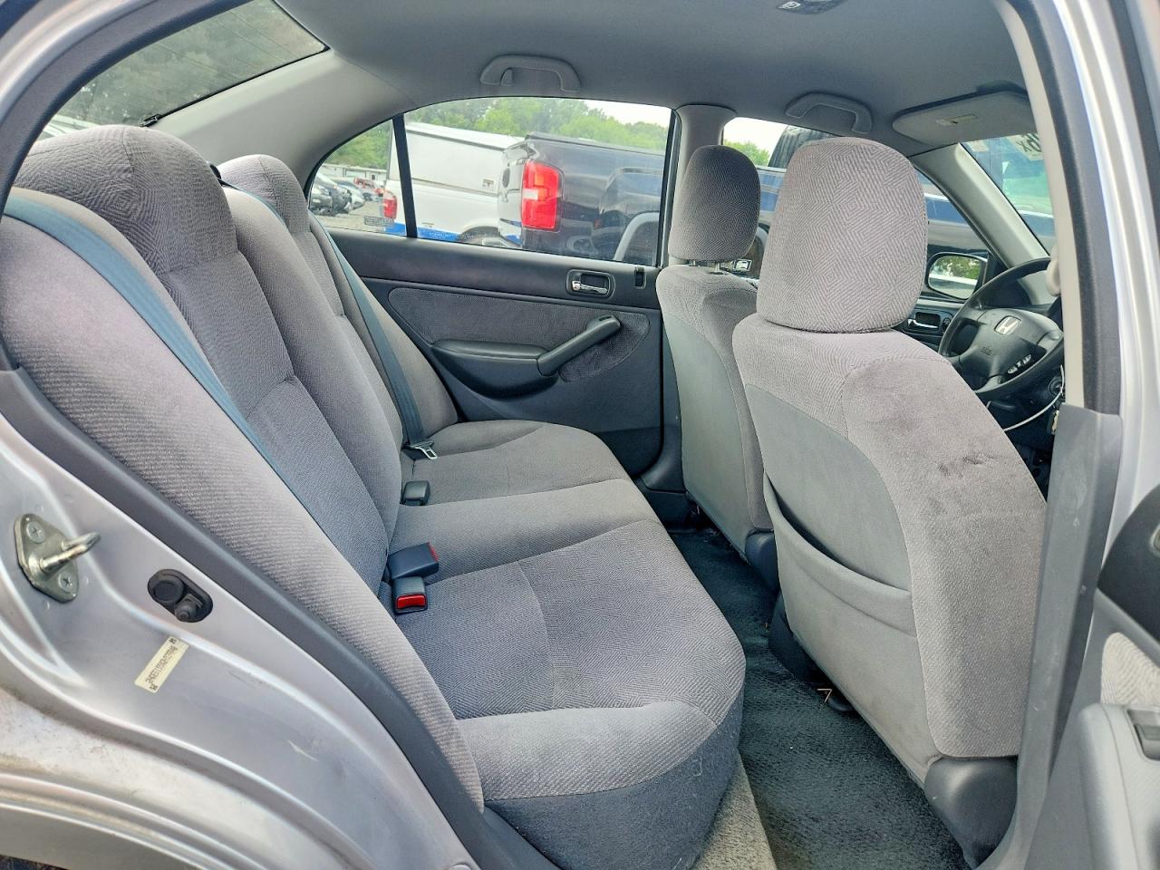 2002 Honda Civic Lx Silver vin: 2HGES155X2H539848