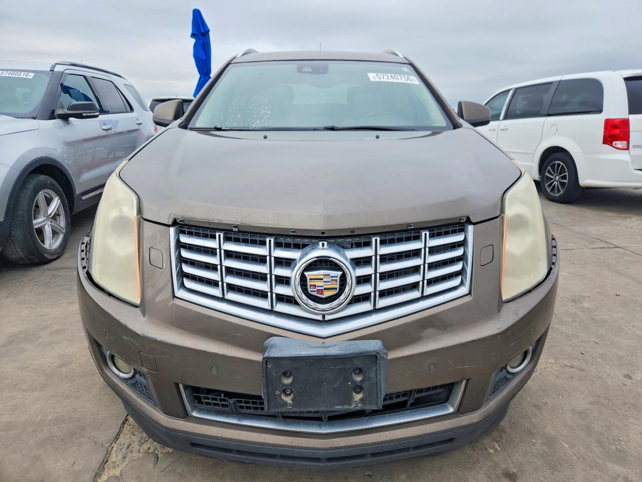 2014 Cadillac Srx Performance Collection Brown vin: 3GYFNCE3XES678068
