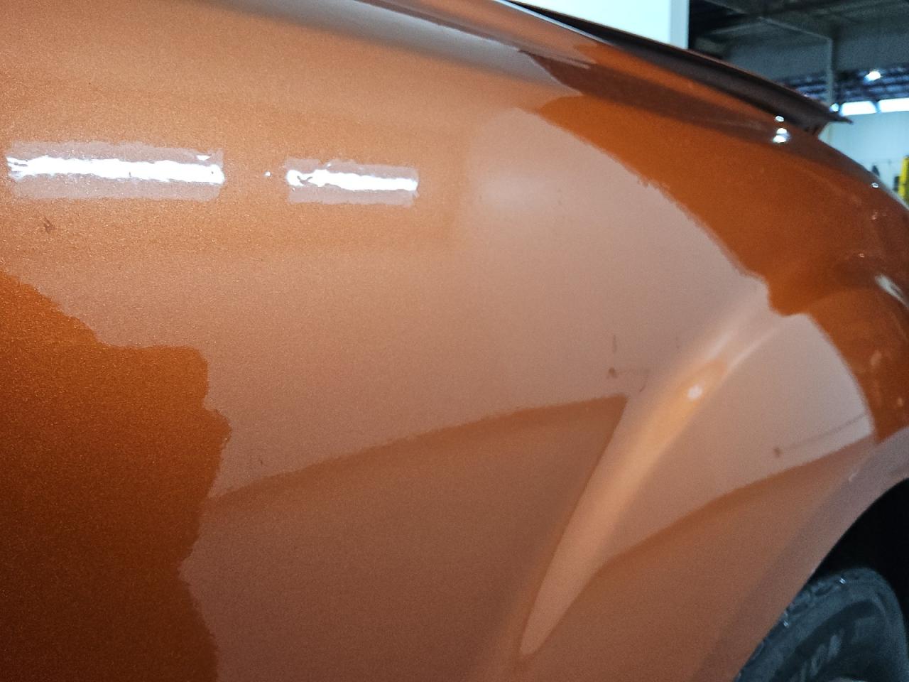 2009 Kia Rio5 Lx Orange vin: KNADE243896567101 Damage: Right Front Fender, Previous Repair, Substandard Repair