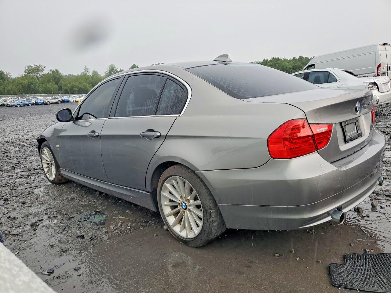 2010 Bmw 335 Xi Silver vin: WBAPL3C52AA408510