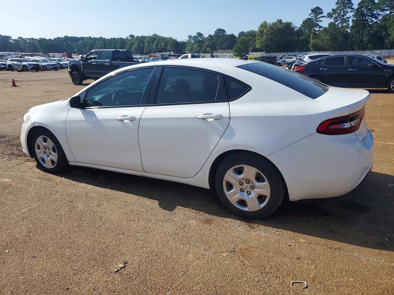 2015 Dodge Dart Se White vin: 1C3CDFAA7FD101974