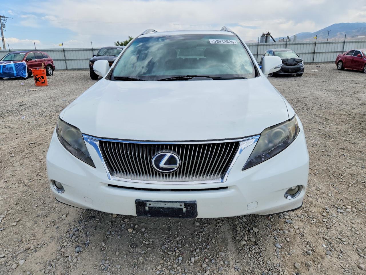 2011 Lexus Rx 450h White vin: JTJBC1BA7B2420399