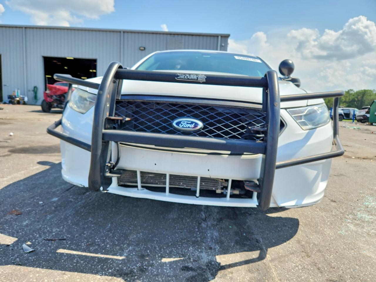 2013 Ford Taurus Police Interceptor White vin: 1FAHP2L83DG132023