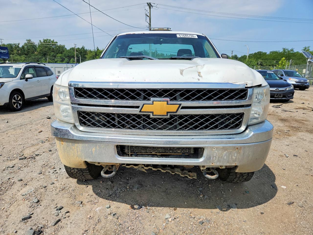2013 Chevrolet Silverado K2500 Heavy Duty White vin: 1GC0KVCG1DF232044