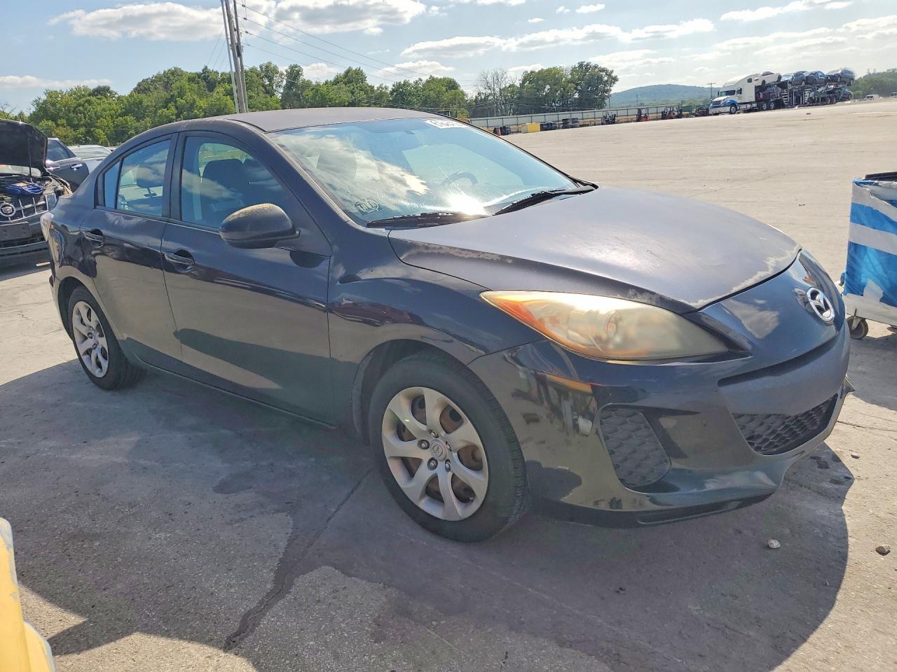 2012 Mazda 3 I Black vin: JM1BL1UF7C1595464