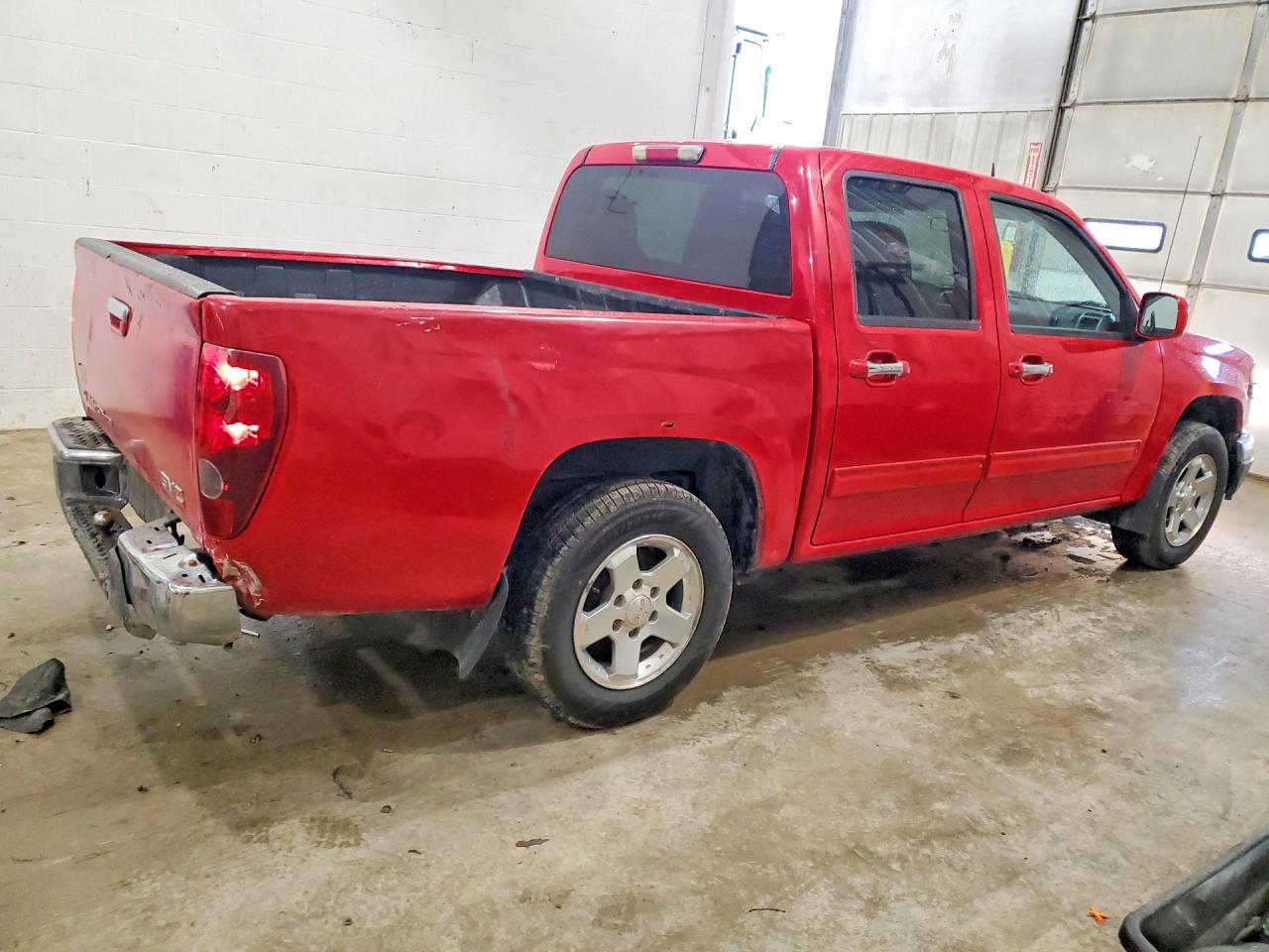 2011 Gmc Canyon Sle Red vin: 1GTD5MF92B8100055