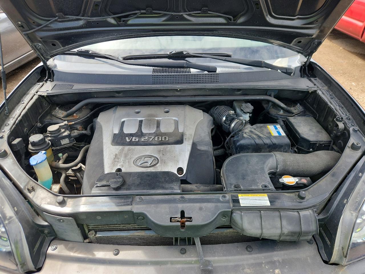 2007 Hyundai Tucson Se Черный vin: KM8JN72D77U483502