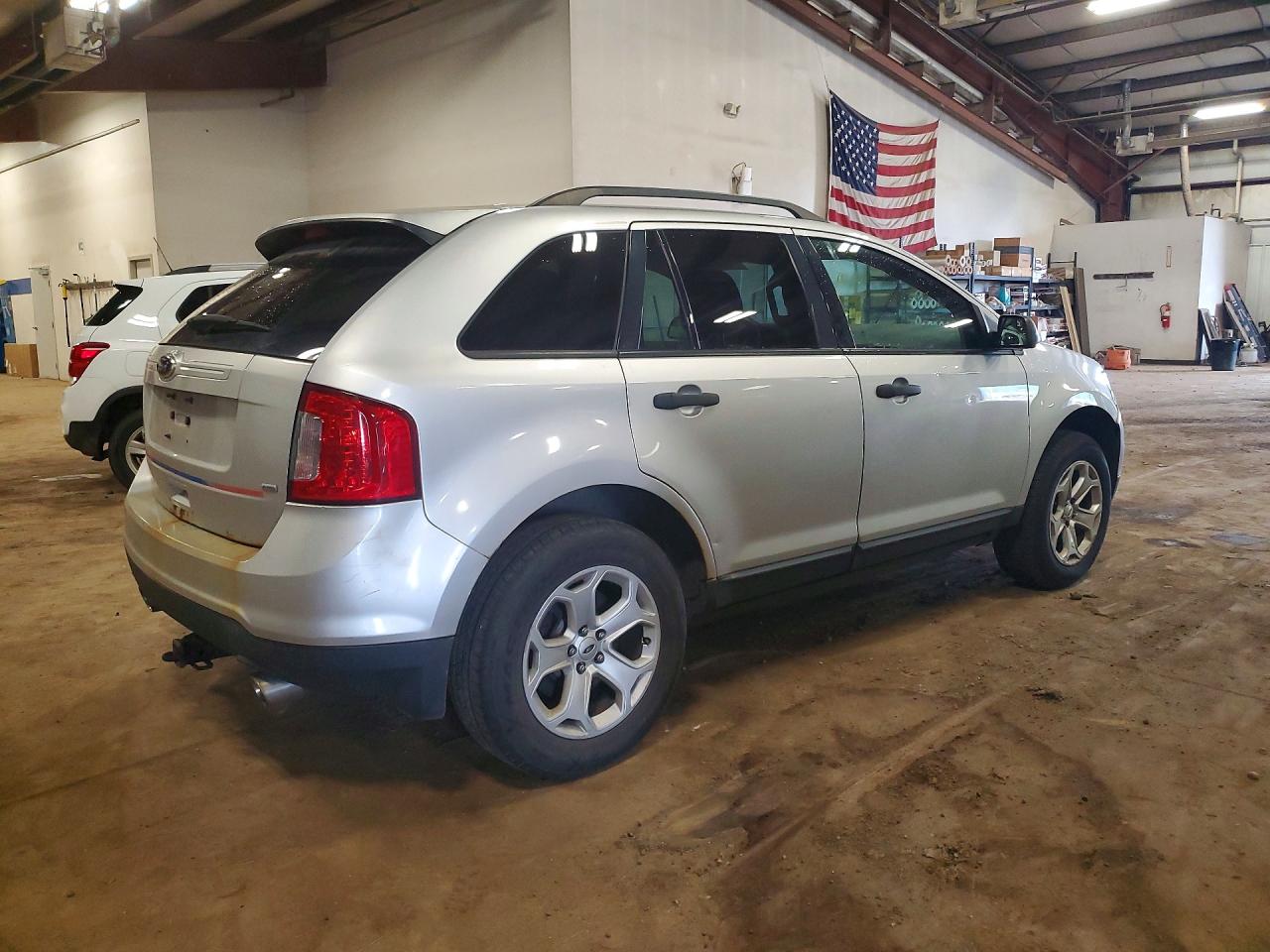 2013 Ford Edge Se Silver vin: 2FMDK4GC4DBE04082