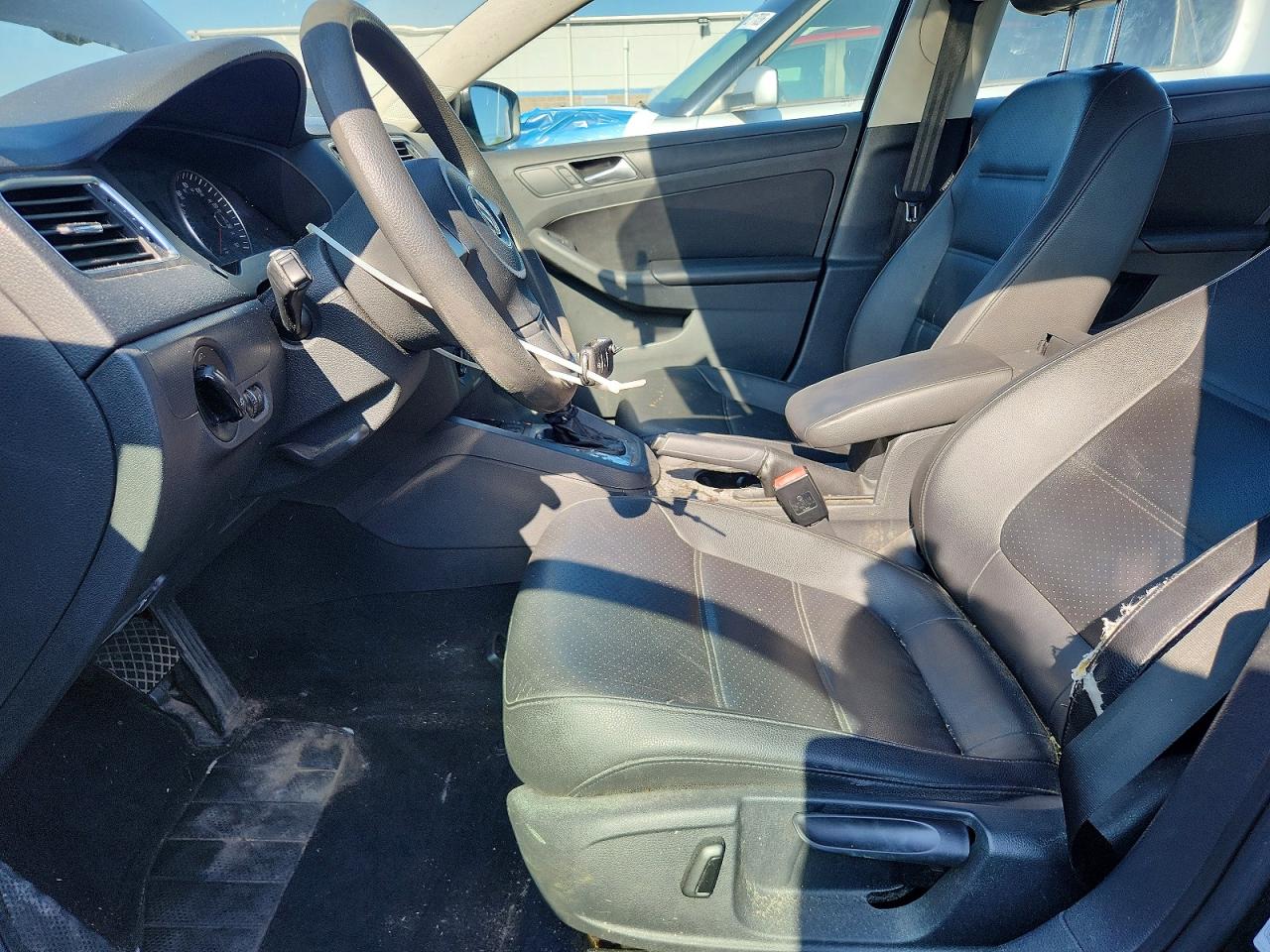 2014 Volkswagen Jetta Se Black vin: 3VWD17AJ6EM259074