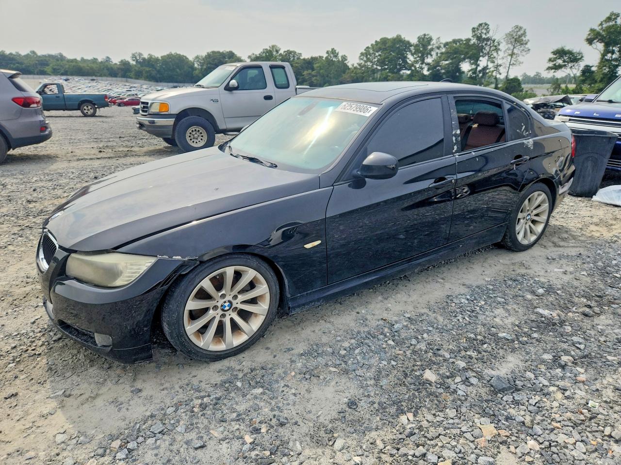 2011 Bmw 328 I Sulev Черный vin: WBAPH5G52BNM80163
