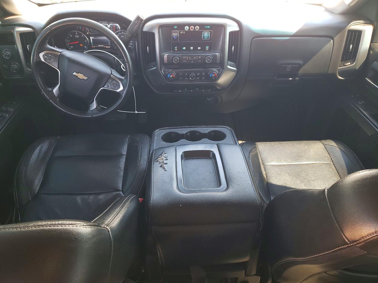2014 Chevrolet Silverado K1500 Lt Silver vin: 3GCUKREC3EG540593