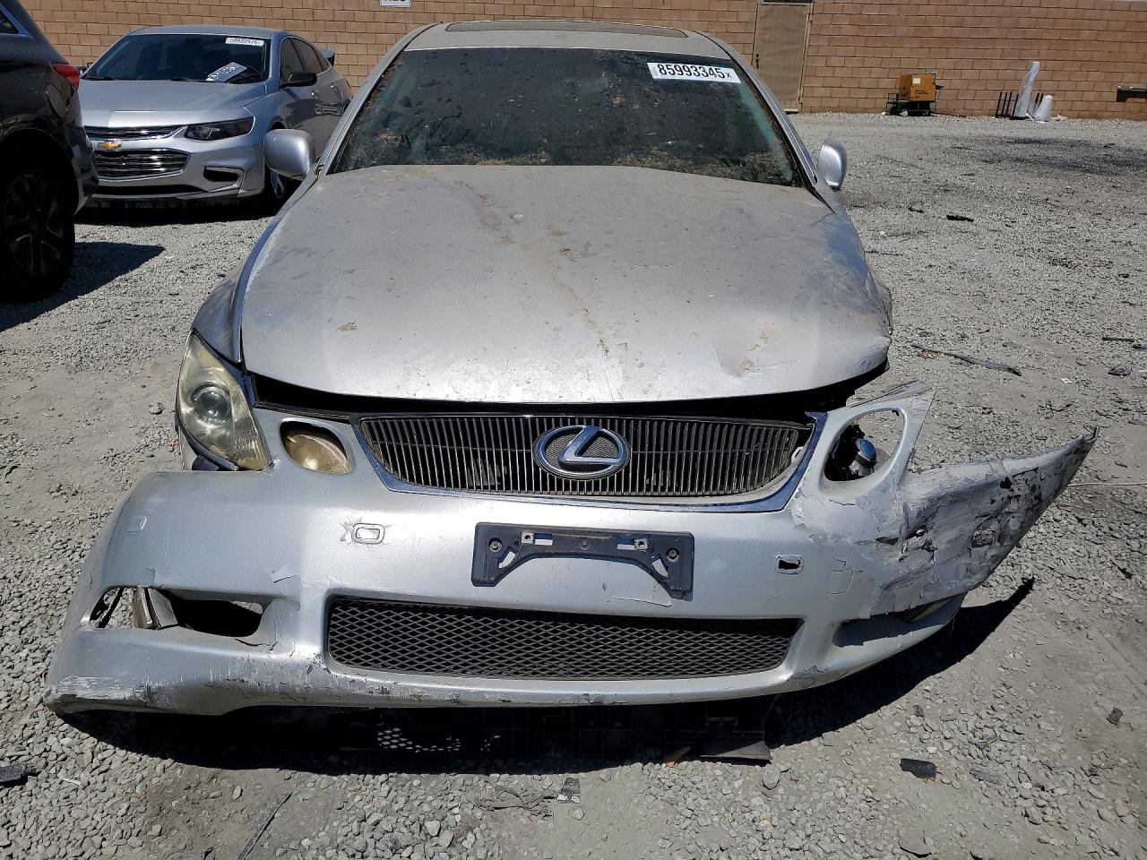 2006 Lexus Gs 430 Silver vin: JTHBN96S265013589