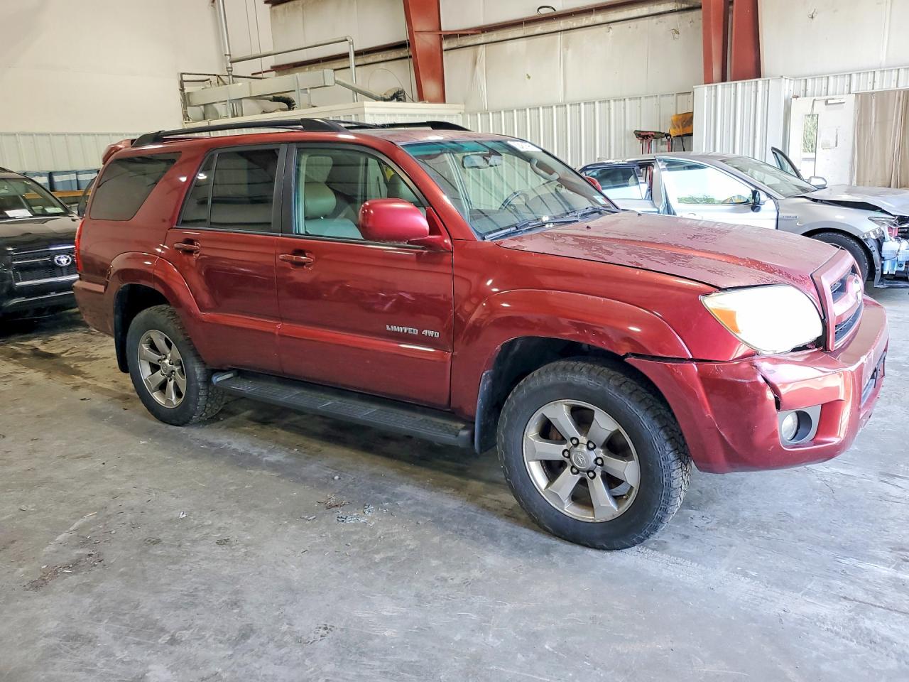 2007 Toyota 4runner Limited Red vin: JTEBT17R078040130