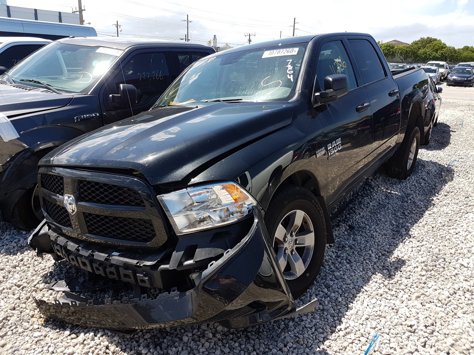 2019 Ram 1500 Classic Tradesman Black vin: 1C6RR7KT0KS507864
