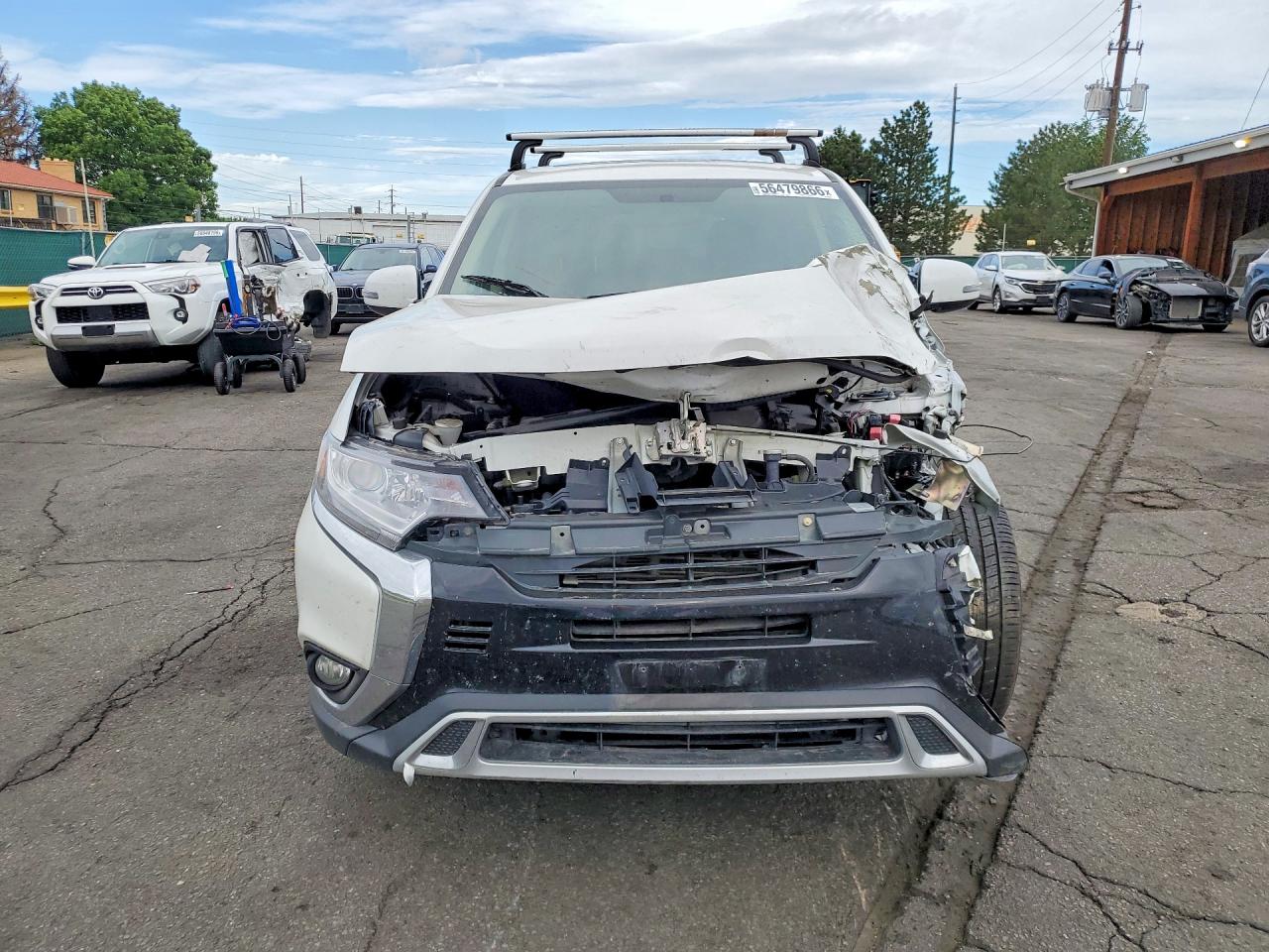 2019 Mitsubishi Outlander Se Белый vin: JA4AD3A32KZ055450