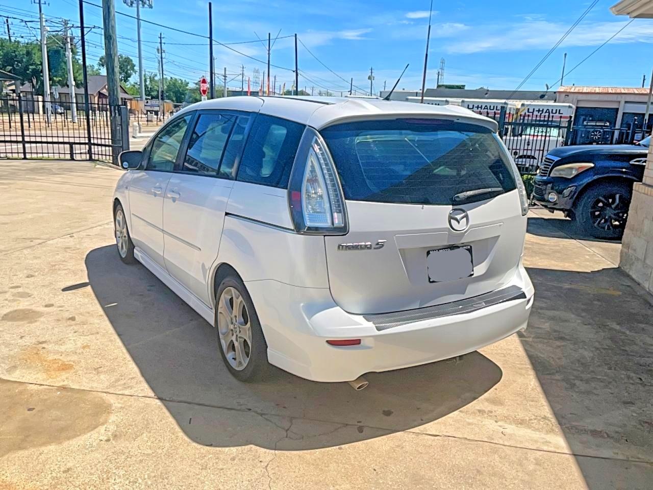 2008 Mazda 5 White vin: JM1CR293780318771