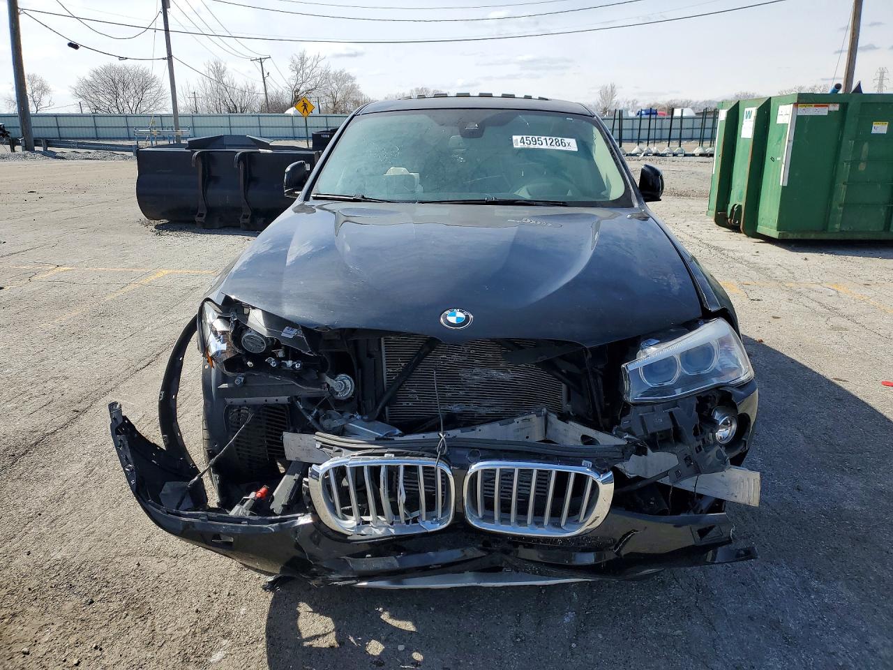 2015 Bmw X4 Xdrive35i Черный vin: 5UXXW5C57F0E87970