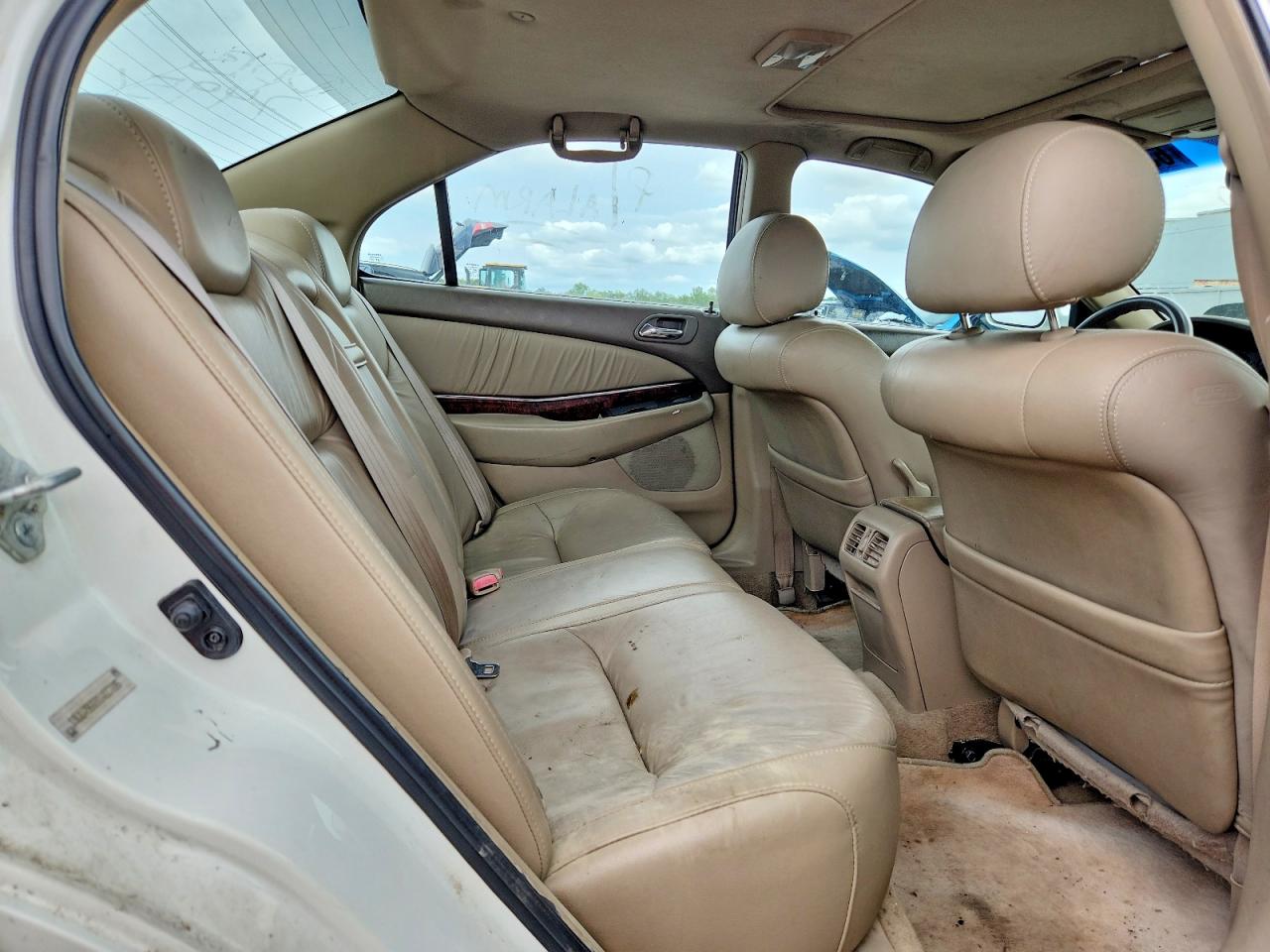 2001 Acura 3.2tl White vin: 19UUA56691A027895