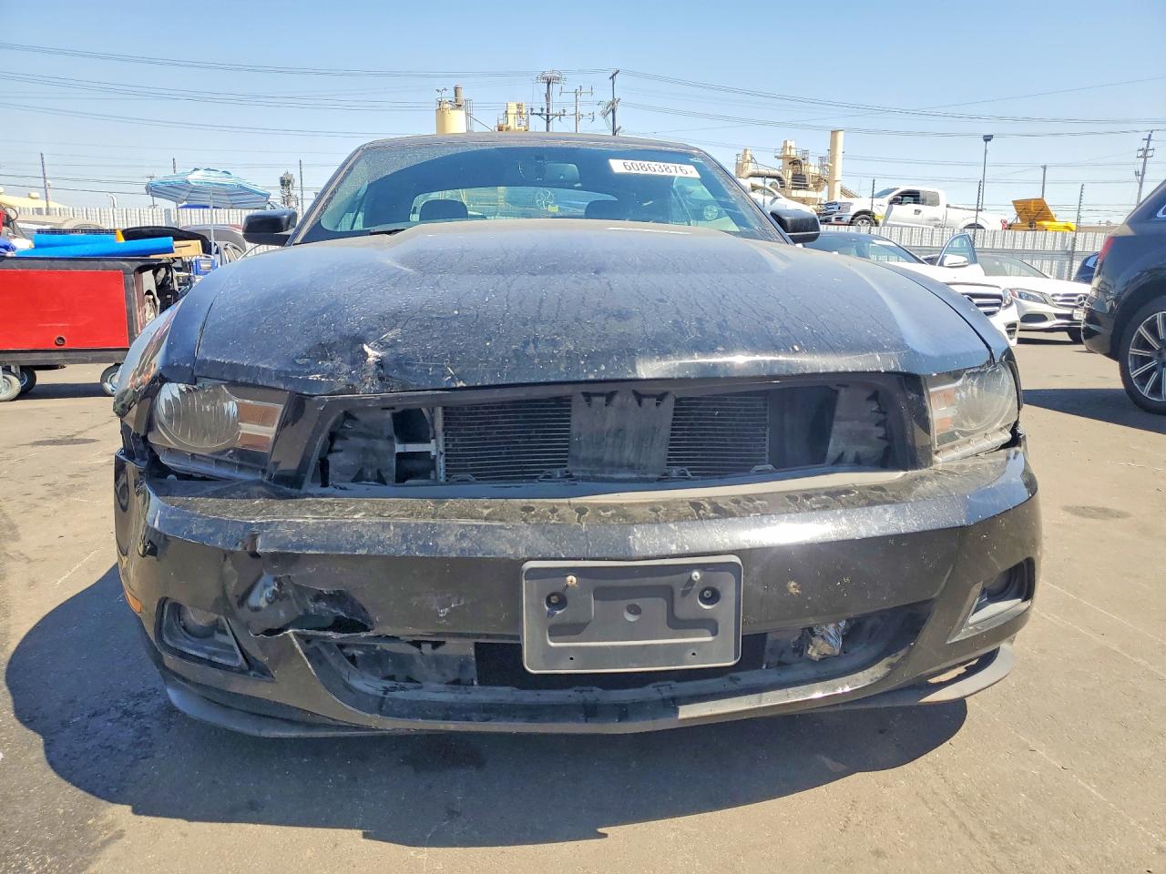 2010 Ford Mustang Black vin: 1ZVBP8EN1A5127395