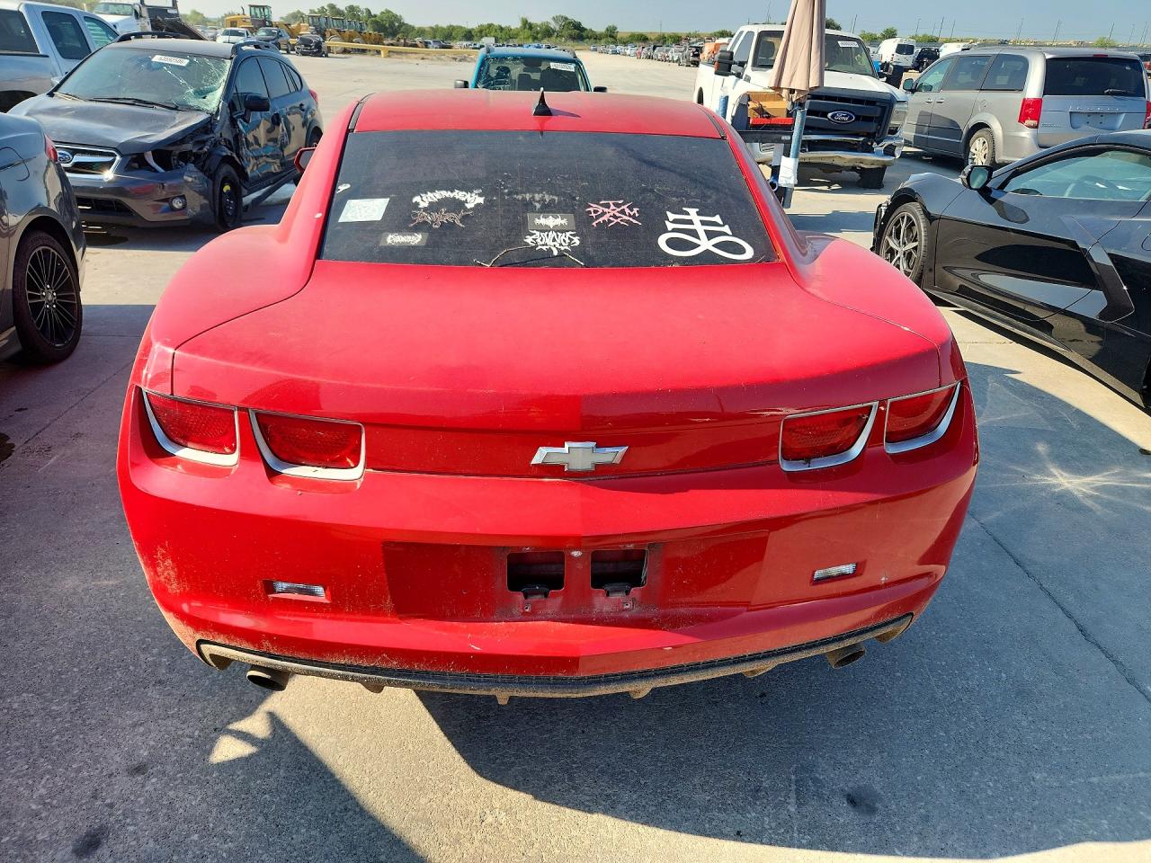 2010 Chevrolet Camaro Lt Red vin: 2G1FB1EVXA9217232