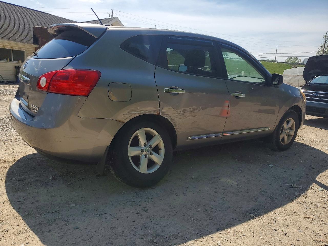 2012 Nissan Rogue S Gray vin: JN8AS5MV0CW378553