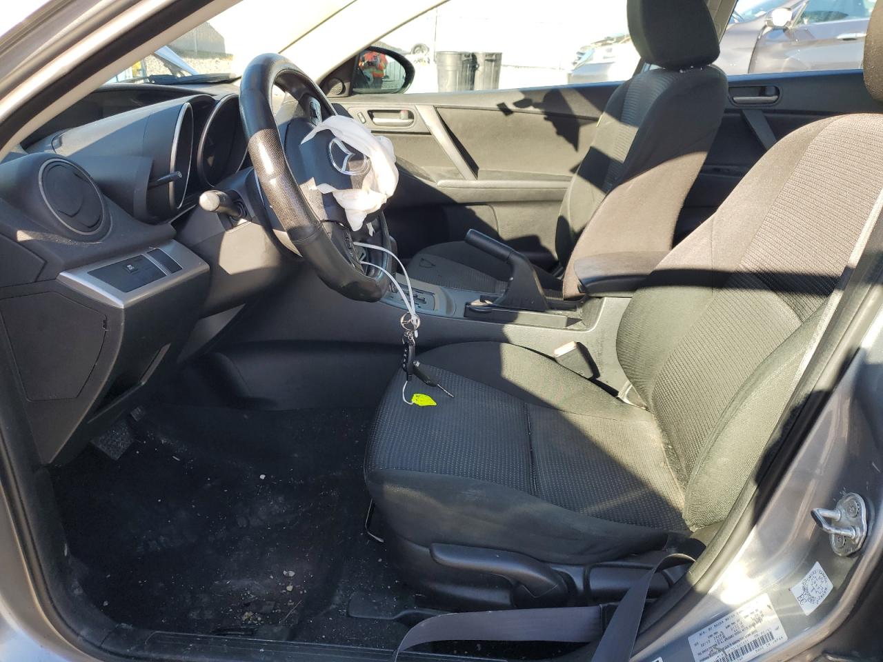 2013 Mazda 3 I Silver vin: JM1BL1UF7D1803831