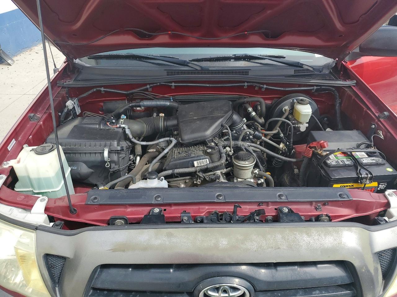 2007 Toyota Tacoma Access Cab Red vin: 5TETX22N47Z357270