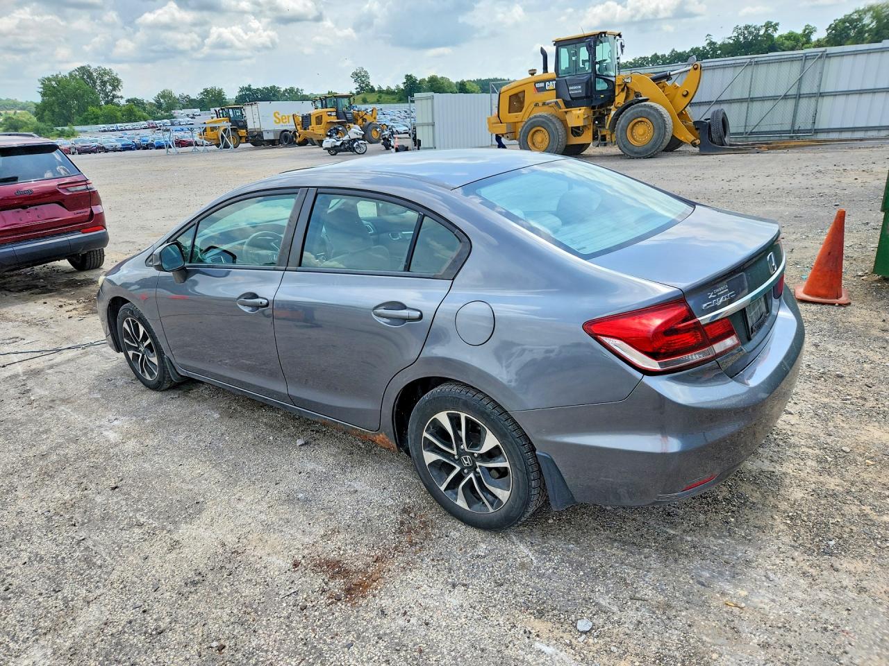 2013 Honda Civic Ex Silver vin: 19XFB2F8XDE031248