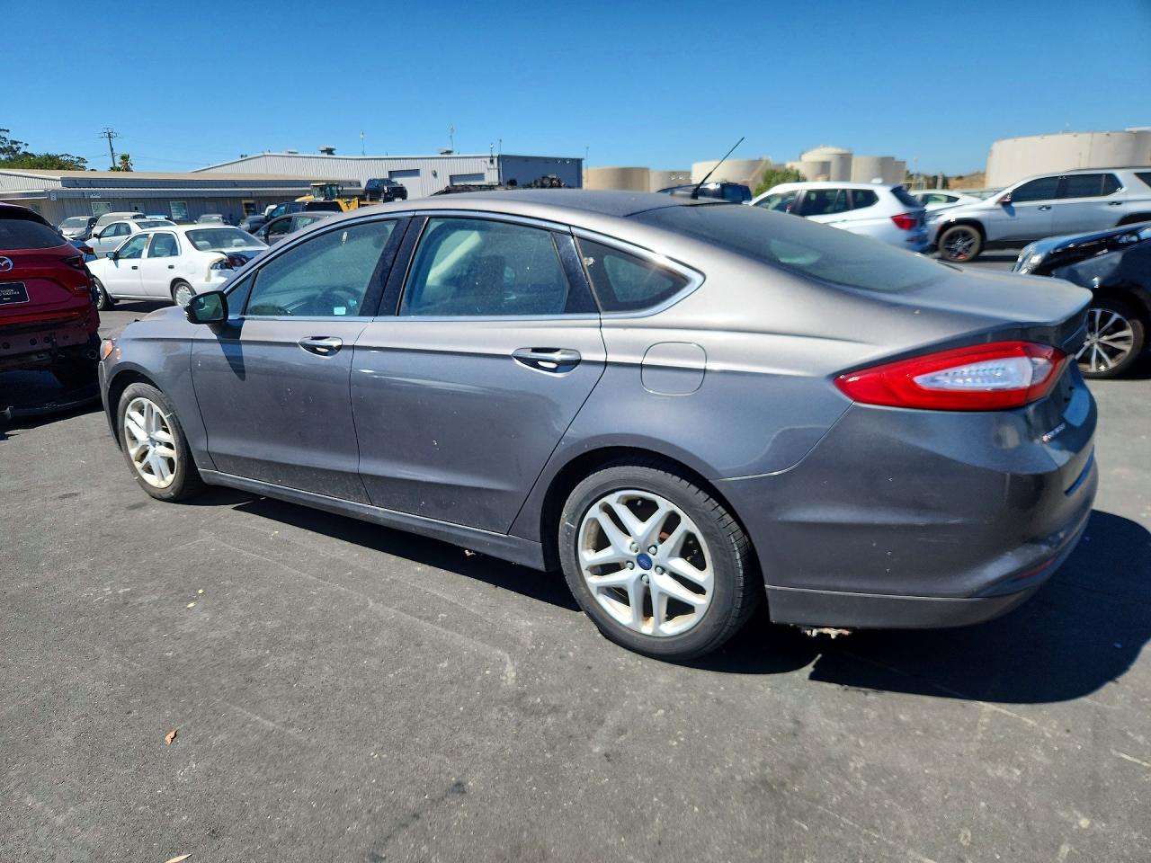 2014 Ford Fusion Se Gray vin: 3FA6P0HD0ER317108