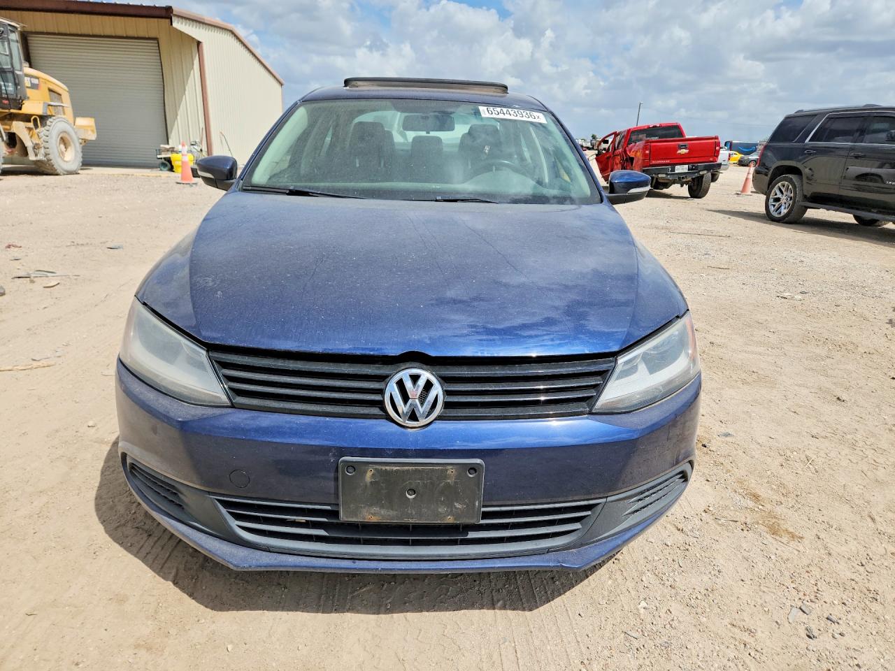 2012 Volkswagen Jetta Se Blue vin: 3VWDP7AJ6CM470349
