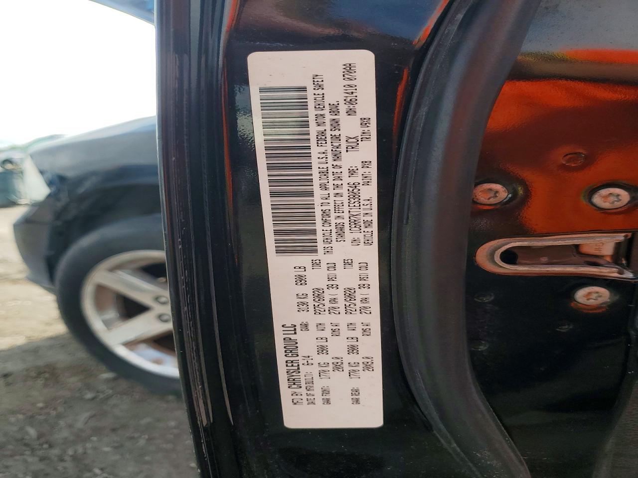 2014 Ram 1500 St Black vin: 1C6RR7KT1ES380546