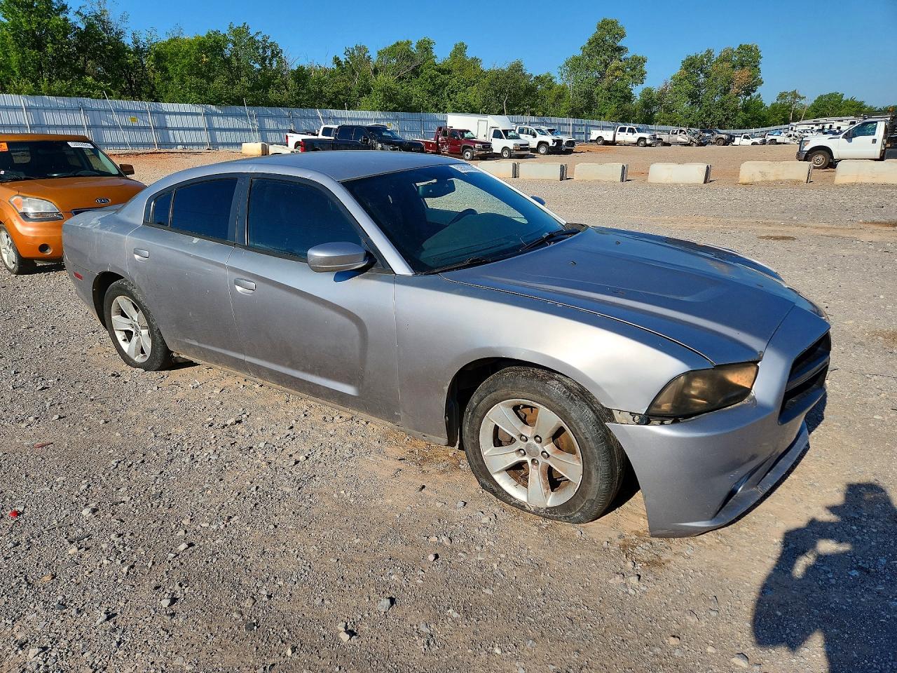 2014 Dodge Charger Sxt Silver vin: 2C3CDXHG2EH239326