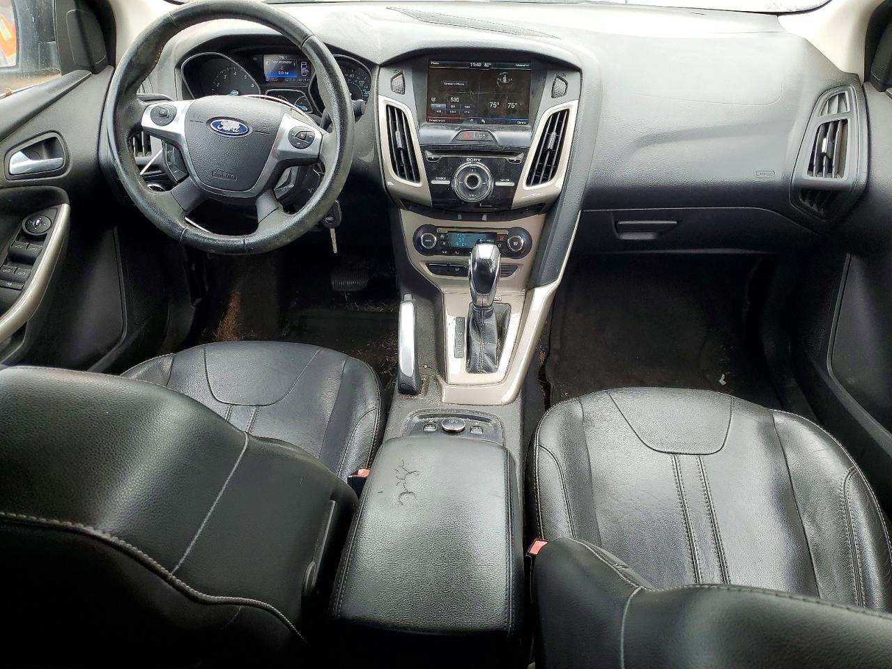 2012 Ford Focus Sel Black vin: 1FAHP3H27CL477958
