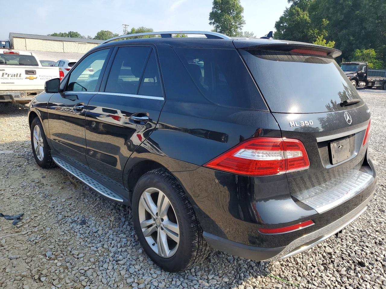 2015 Mercedes-benz Ml 350 4matic Black vin: 4JGDA5HB3FA617425