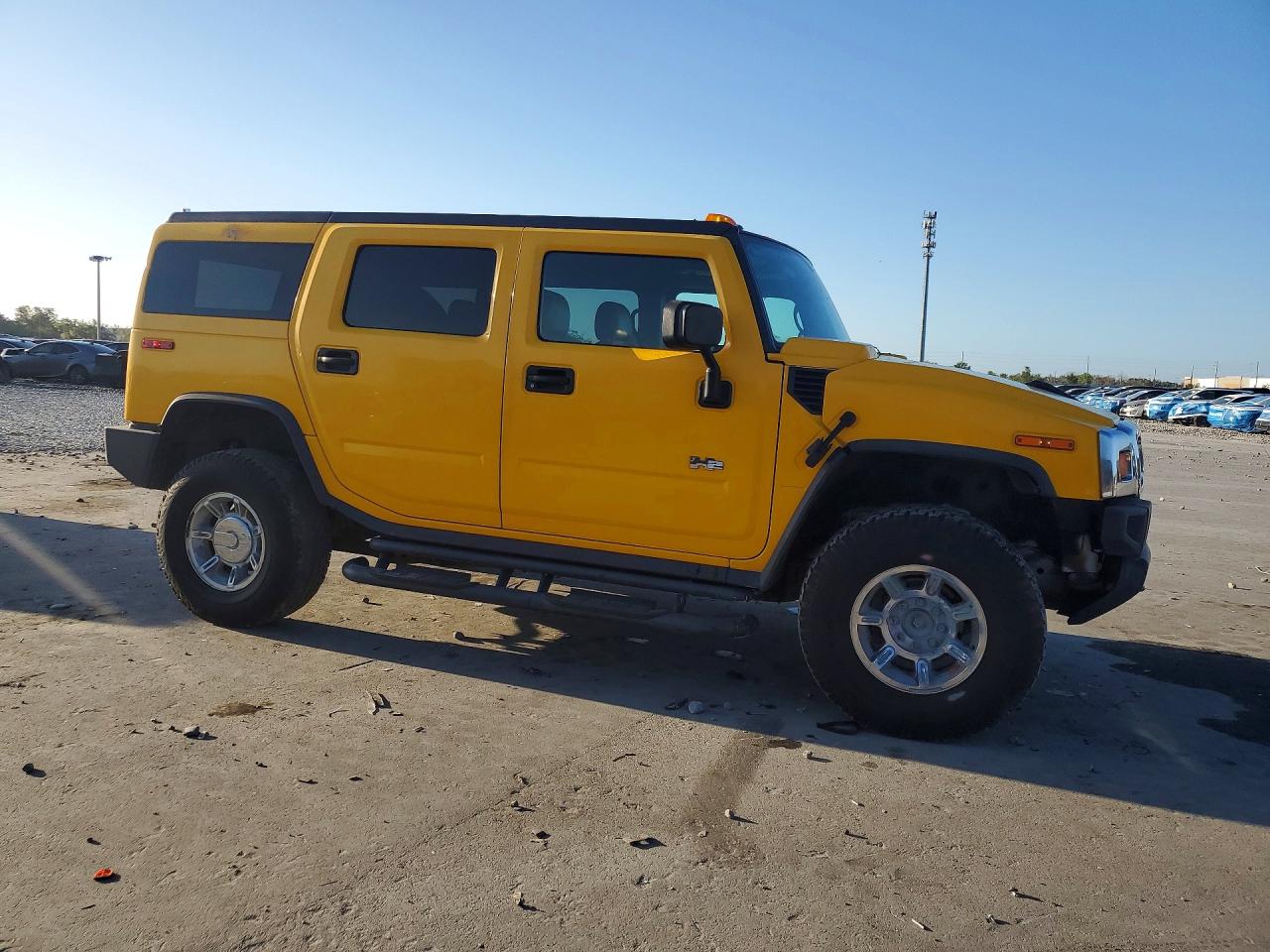 2003 Hummer H2 Желтый vin: 5GRGN23U63H107830