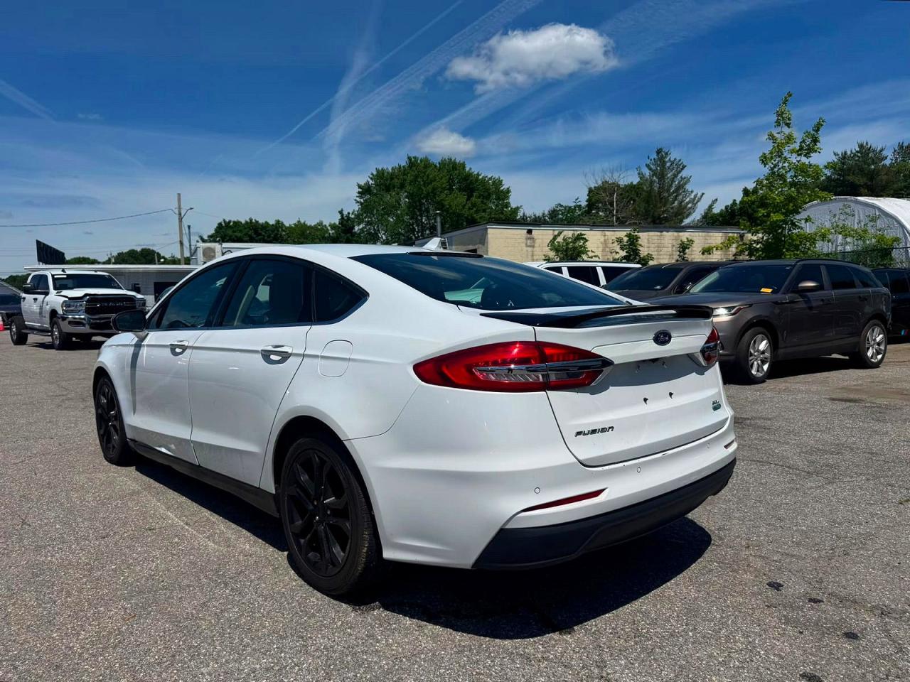 2020 Ford Fusion Sel White vin: 3FA6P0CDXLR117972