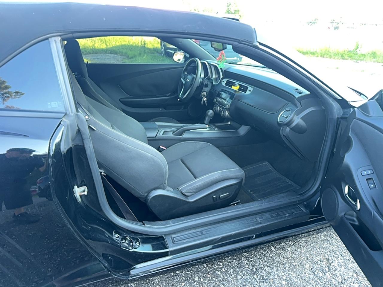2012 Chevrolet Camaro Lt Black vin: 2G1FB3D36C9166648