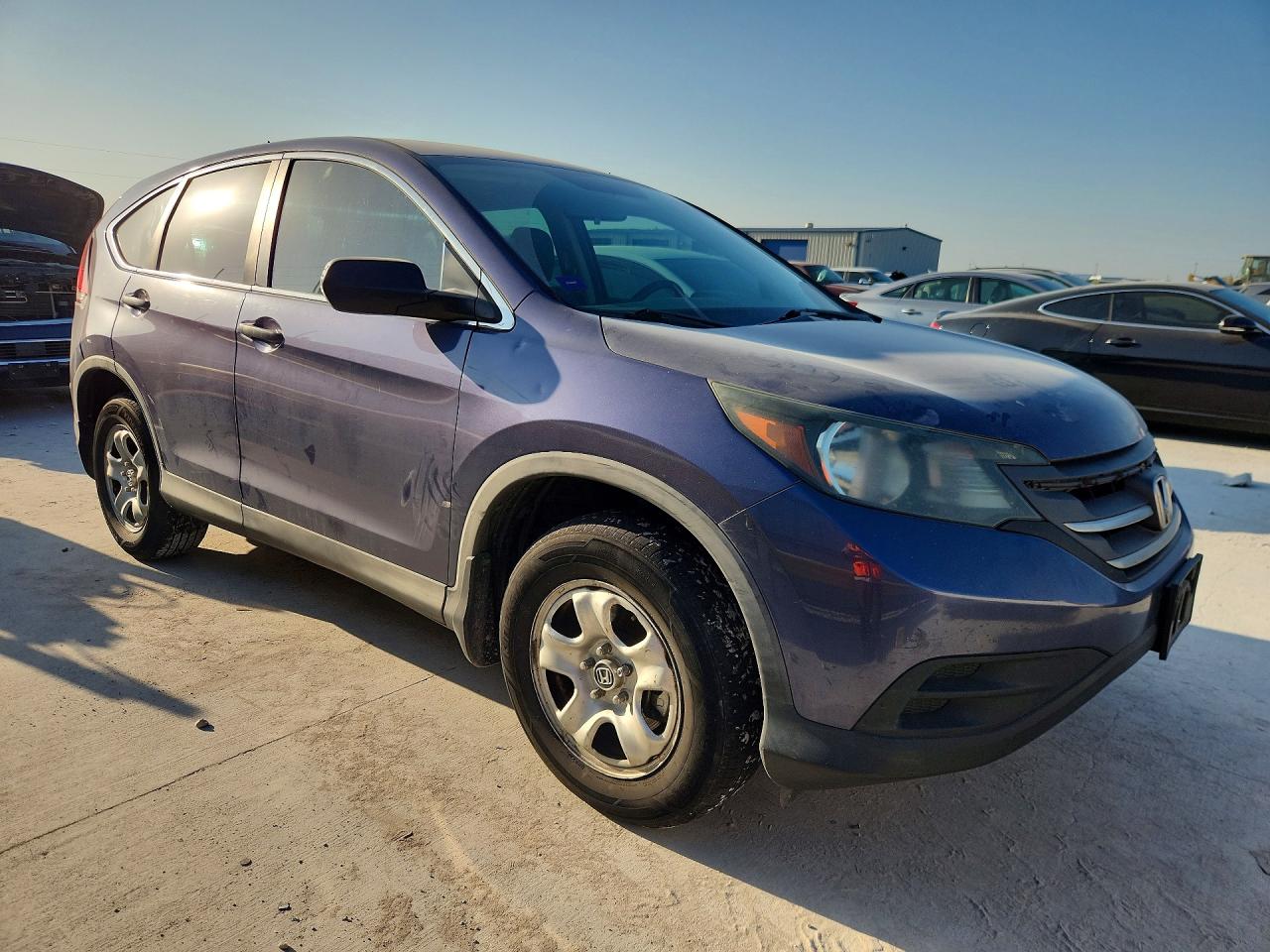 2013 Honda Cr-v Lx Blue vin: 3CZRM3H35DG708025
