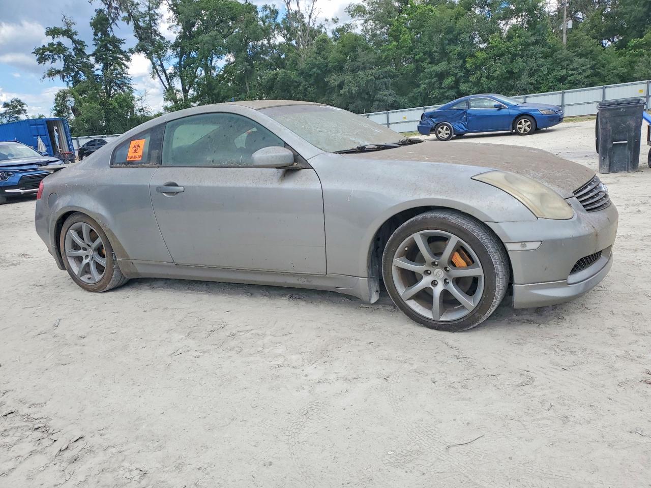 2004 Infiniti G35 Base Silver vin: JNKCV54E44M809368