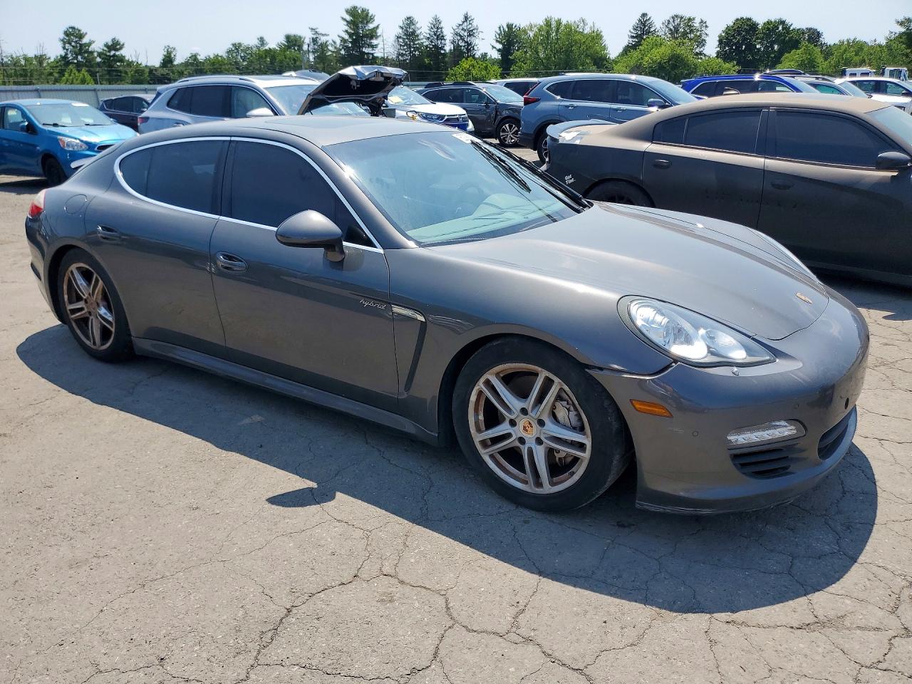 2013 Porsche Panamera S Hybrid Серый vin: WP0AD2A73DL045194