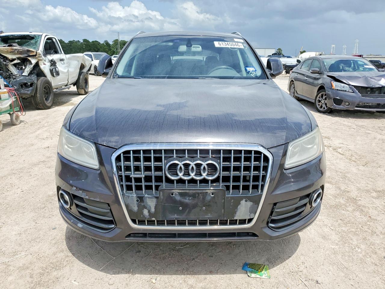 2014 Audi Q5 Premium Plus Gray vin: WA1LFAFP1EA076246