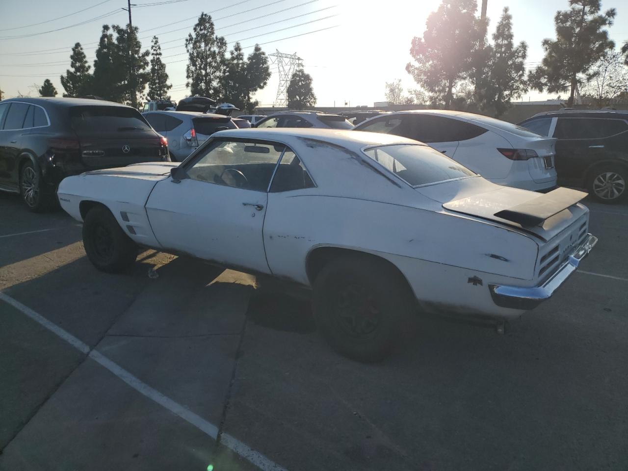 1969 Pontiac Firebird White vin: 223379L601606