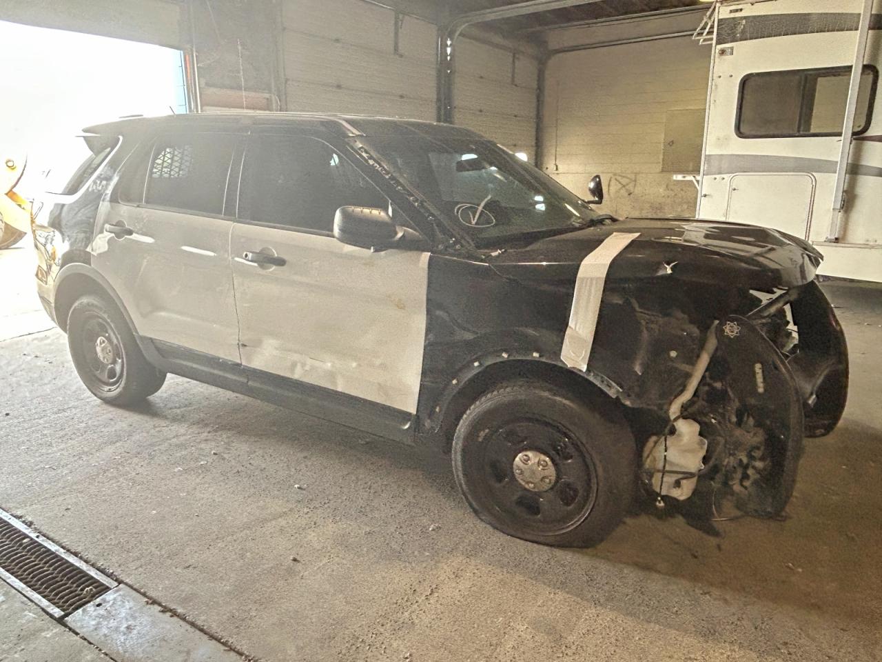 2014 Ford Explorer Police Interceptor Black vin: 1FM5K8AR7EGA65479