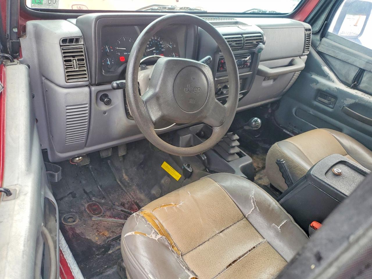 1998 Jeep Wrangler / Tj Se Burgundy vin: 1J4FY29P7WP752173